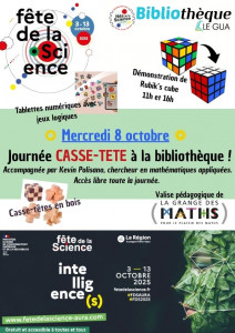Mercredi 8 octobre Journée CASSE-TETE à la bibliothèque ! (1)
