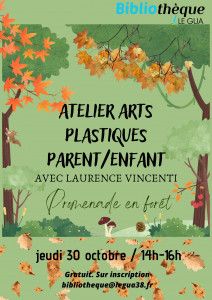 Poster annonce atelier scolaire style créatif